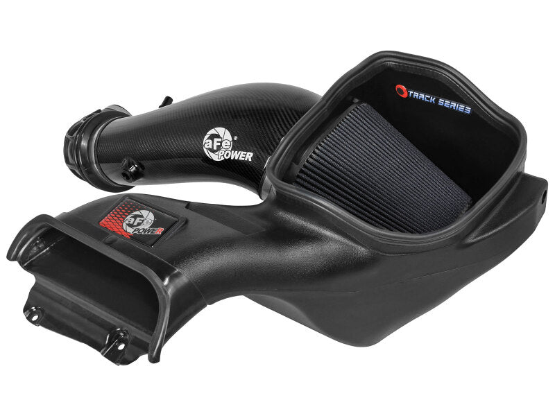 aFe 23-24 Ford F150 Raptor R V8 5.2L Supercharged Track Series Air Intake w/ Black PDS Filter Main image