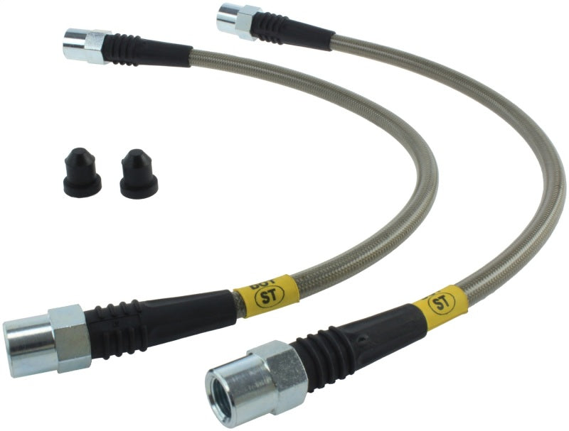 StopTech 09-11 Audi A6 Quattro / 07-11 S6 Front Stainless Steel Brake Line Kit Main image