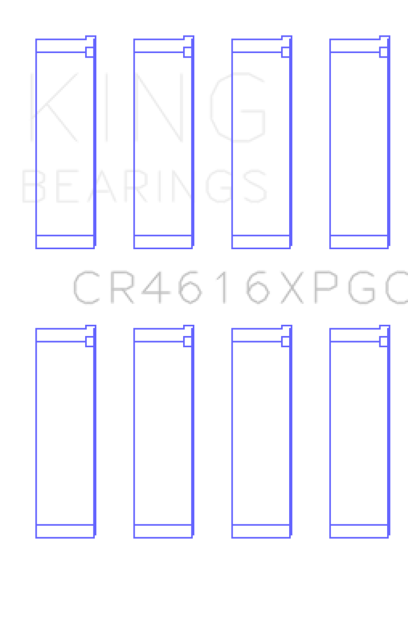 King Engine Bearings Subaru FA20 pMaxKote Performance Rod Bearing Set - Size STDX (view 2)