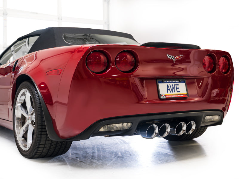AWE Tuning 09-13 Chevrolet Corvette 6.2L Touring Edition Axle-Back Exhaust w/ Chrome Silver Tips (view 6)