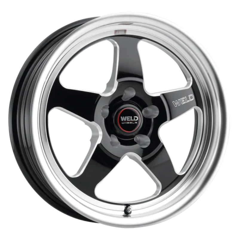 Weld S155 17x10 Ventura Drag 5x120 ET42 BS7.25 Gloss BLK MIL DIA 78.1 Main image