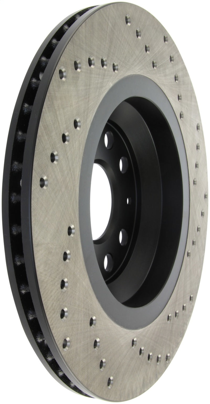 StopTech 09-13 VW CC 3.6L VR6 / 08-09 & 12 Golf R/Golf R32 Drilled Right Rear Rotor (view 4)