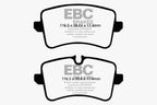 EBC 11 Audi A6 2.0 Turbo Ultimax2 Rear Brake Pads (view 2)
