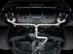 AWE Tuning MK8 Volkswagen Golf R 3in Track Edition Quad Exhaust - Diamond Black Tips (view 6)