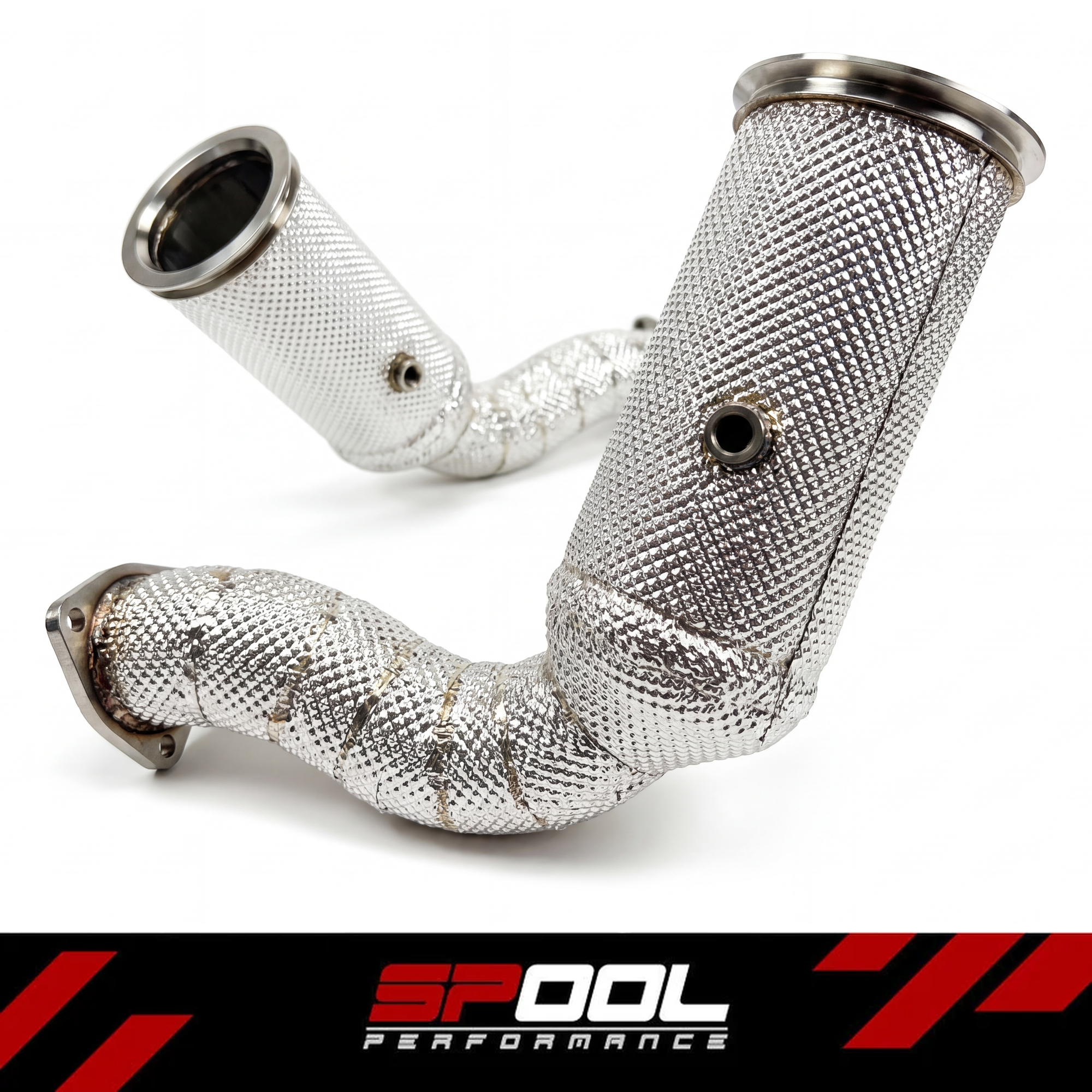 SPOOL Lamborghini URUS / Audi RSQ8 Downpipes - Catted or Race Secondary image