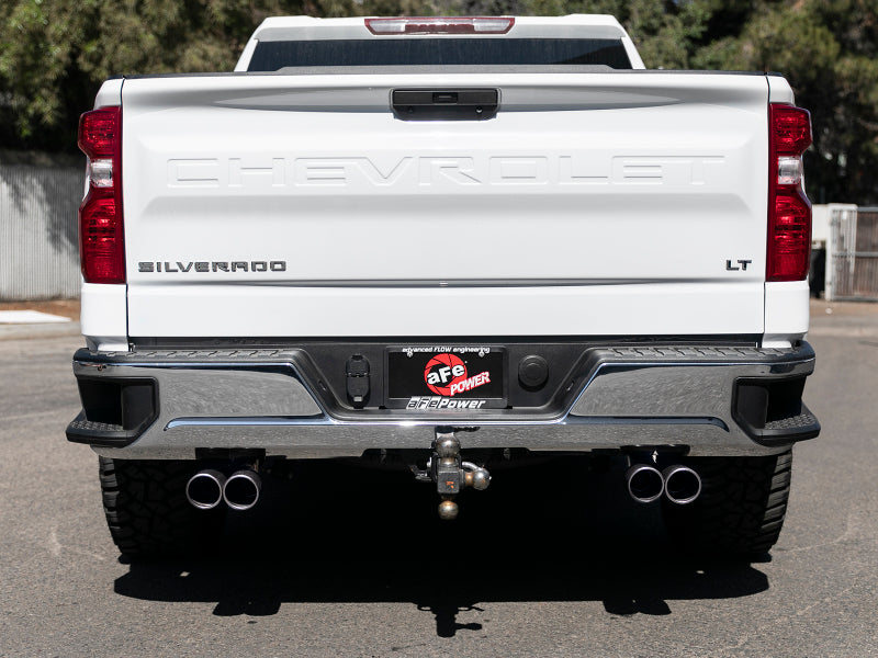 aFe Vulcan Series 3in-2-1/2in 304 SS Cat-Back 2019 GM Silverado / Sierra 1500 V8-5.3L w/ Black Tips Secondary image