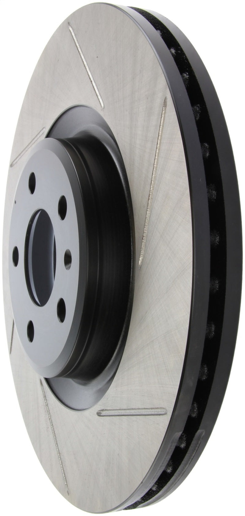 StopTech Power Slot 12 Audi A6 Quattro/11-12 A7 Quattro / 7/11-13 S4 Front Left Slotted Rotor (view 5)