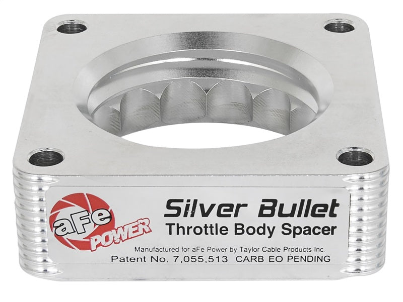 aFe Silver Bullet Throttle Body Spacer 09-18 Nissan 370Z V6-3.7L (VQ37VHR) (view 2)