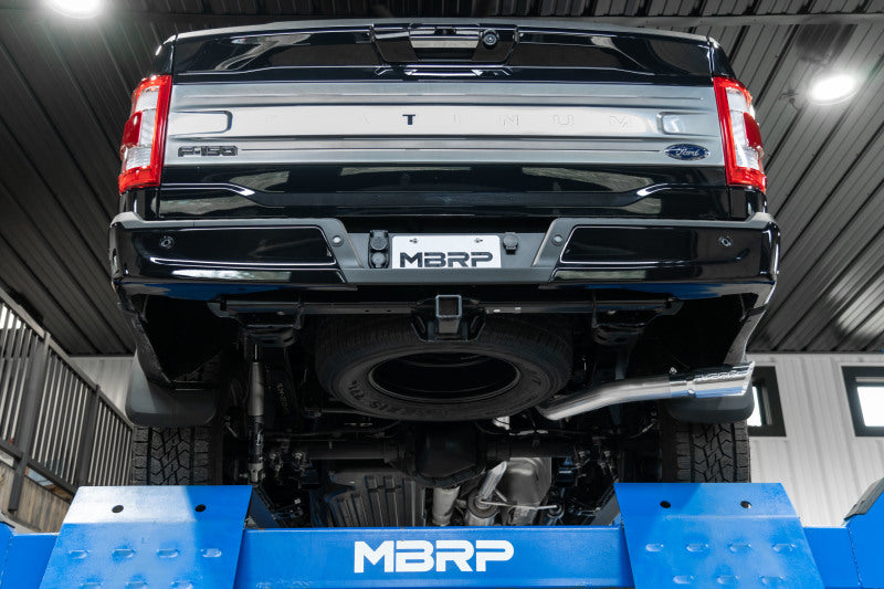 MBRP 2021+ Ford F-150 Powerboost Hybrid 3in Single Side Exit - T304 (view 2)