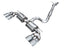AWE Tuning MK8 Volkswagen Golf R 3in Touring Edition Quad Exhaust - Chrome Silver Tips