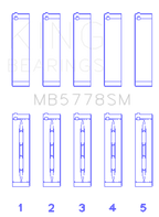 King Engine Bearings Audi/VW 1.8/2.0 TSI/TFSI Main Bearing Set - Size STD (view 2)