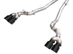 AWE Tuning BMW G90/G99 M5 Track Edition Cat-Back Exhaust - Diamond Black Tips (view 21)