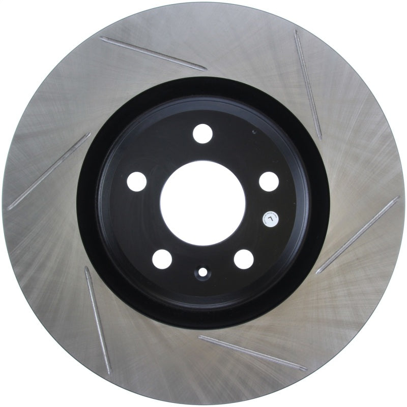 StopTech Power Slot 12 Audi A6 Quattro/11-12 A7 Quattro / 7/11-13 S4 Front Left Slotted Rotor (view 2)