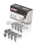 King Engine Bearings Ford 232 (Size +0.50mm) Main Bearing Set (view 2)