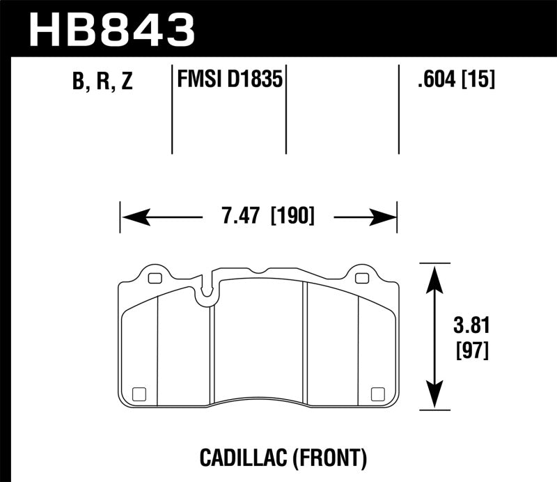 Hawk Performance Ceramic Brake Pads (view 2)