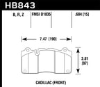 Hawk Performance Ceramic Brake Pads (view 2)