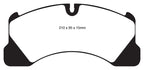 EBC 10+ Porsche Cayenne 3.0 Supercharged Hybrid Yellowstuff Front Brake Pads (view 4)