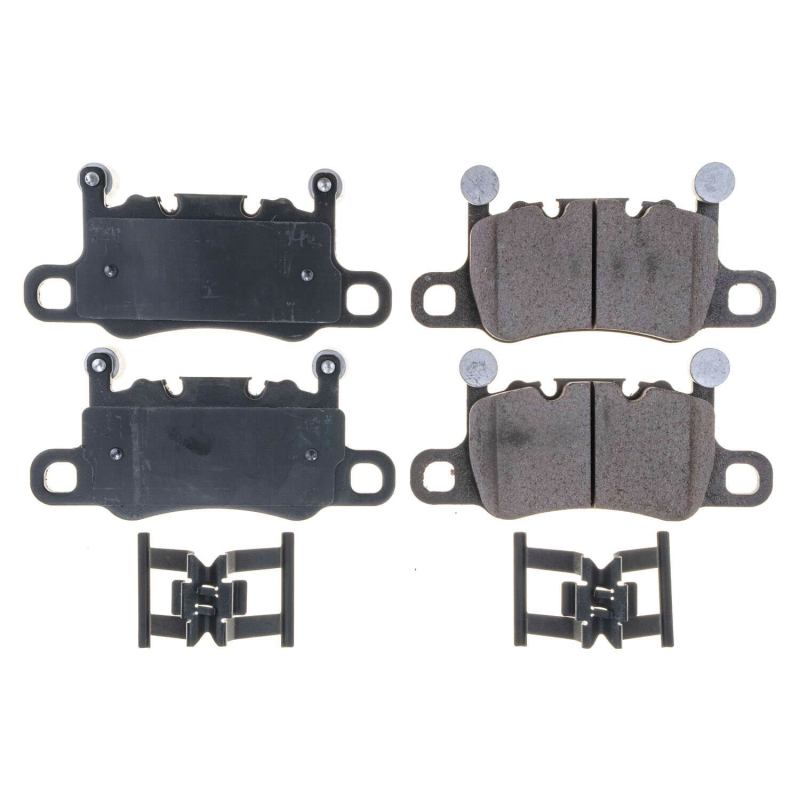 Power Stop 17-19 Porsche Panamera Rear Z17 Evo Ceramic Pad w/Hardware Main image