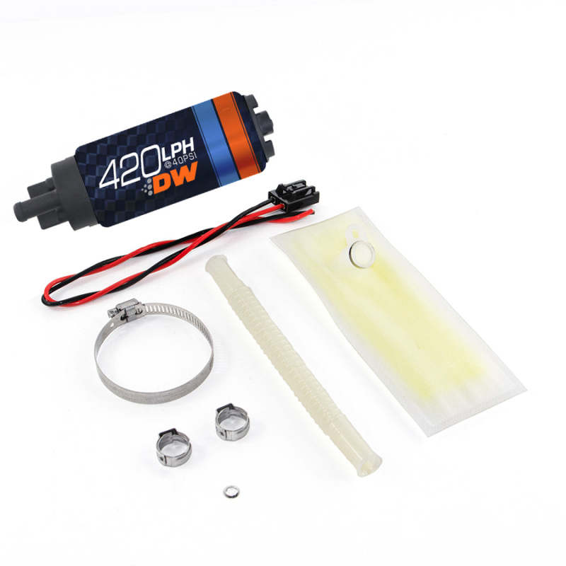 DeatschWerks DW420 Series 420lph In-Tank Fuel Pump w/ Install Kit For BMW E36 / E46 Main image