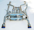 Invidia 02-08 Nissan 350z Gemini Single Layer Titanium Tip Cat-back Exhaust (view 2)