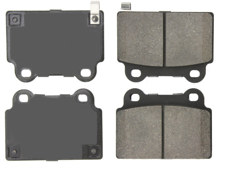 StopTech Performance 08+ Mitsubishi Evolution X Rear Brake Pads (view 5)
