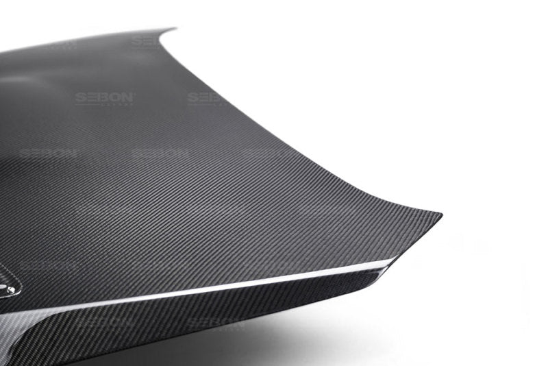 Seibon 15-17 Subaru Impreza WRX/STI CS Style Carbon Fiber Hood Main image
