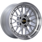 BBS LM 17x9 5x130 ET17 CB71.6 Diamond Silver Center Diamond Cut Lip Wheel (view 2)