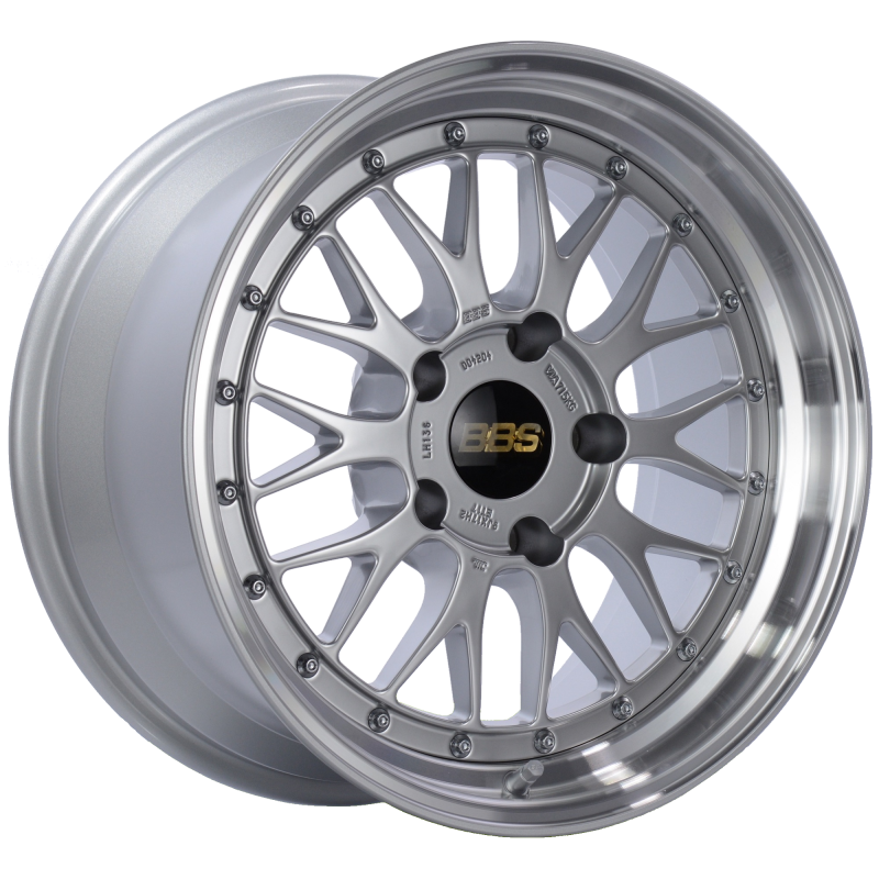 BBS LM 17x9 5x130 ET17 CB71.6 Diamond Silver Center Diamond Cut Lip Wheel (view 2)