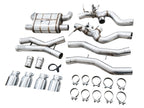 AWE Tuning SwitchPath Cat-Back Exhaust for BMW G8X M3/M4 - Chrome Silver Tips (view 10)