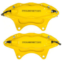 Power Stop 10-15 Chevrolet Camaro Front Yellow Caliper w/o Brackets (Pair)