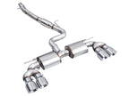 AWE Tuning MK8 Volkswagen Golf R 3in Touring Edition Quad Exhaust - Chrome Silver Tips (view 12)