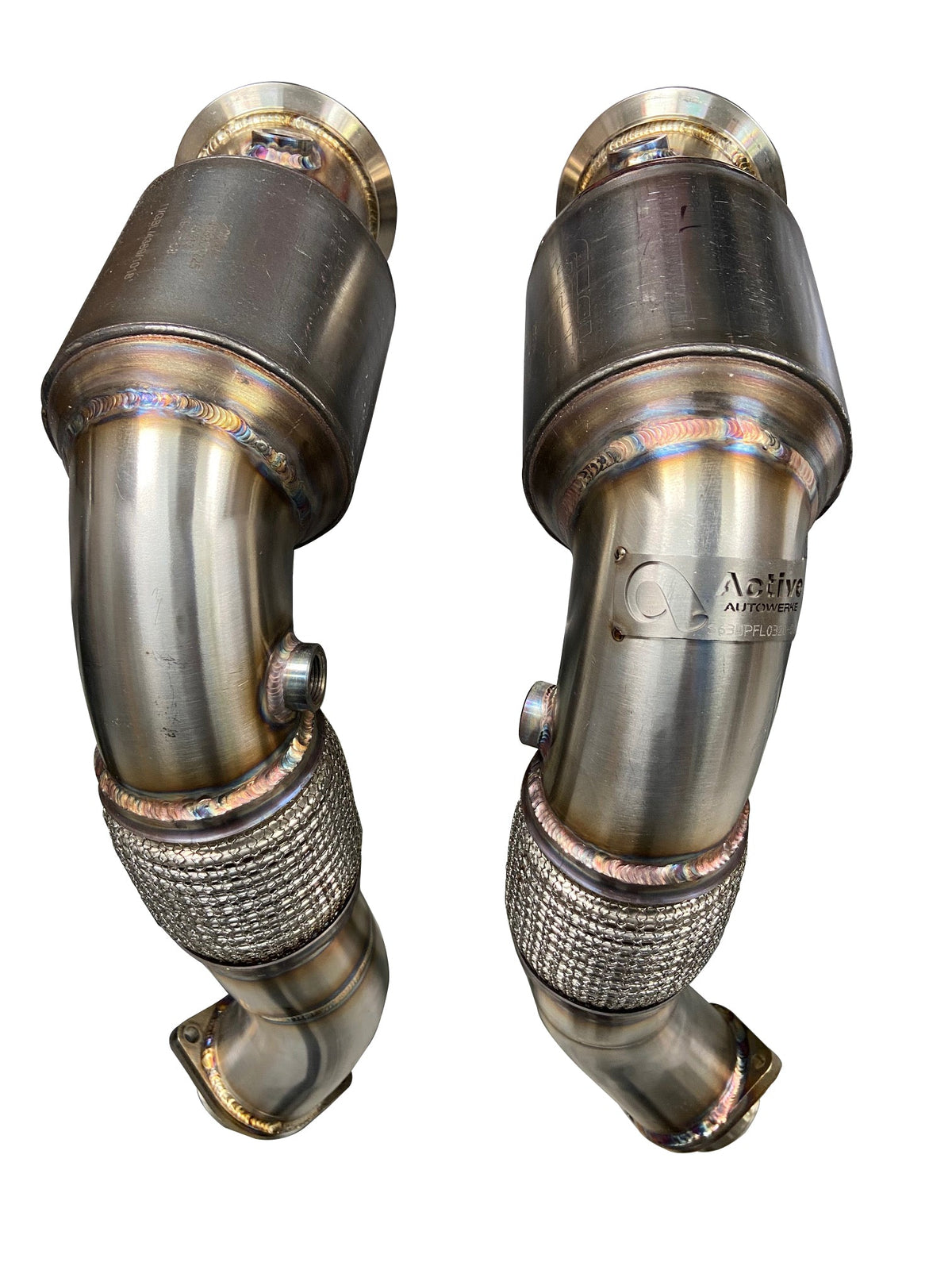 Active Autowerke S63 N63 Aflow Catted Downpipes | V8 BMW X5 M and X6 M X5 X6 550i 650i