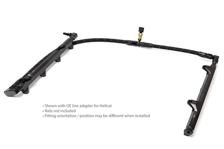 Hellcat Fuel Rail Crossover and OE Line Adapter Kit Secondary image