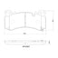 Brembo OE 21-24 Cadillac Escalade/Suburban/23-24 Chevy Silverado 1500 Ceramic Brake Pad - Front