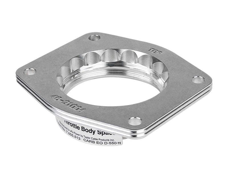 aFe Silver Bullet Throttle Body Spacers BMW M3 (E36) 92-99 L6 3.0/3.2L *96-99 3.2L - 50 State Legal* (view 2)