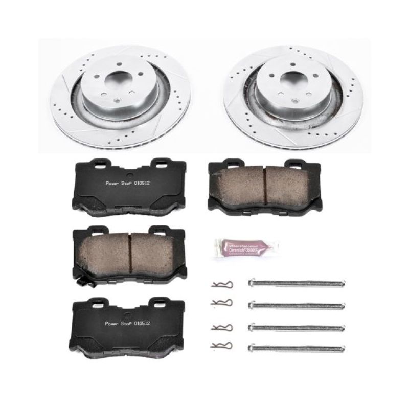 Power Stop 08-13 Infiniti G37 Rear Z23 Evolution Sport Brake Kit Main image