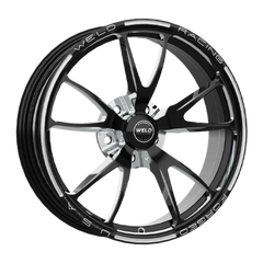 Weld Full Throttle 1-Piece 15x3.5 / Strange Spindle / 1.75in BS Gloss Black Milled Wheel - Non-BL