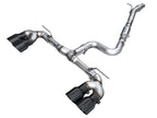 AWE Tuning MK8 Volkswagen Golf R 3in Track Edition Quad Exhaust - Diamond Black Tips