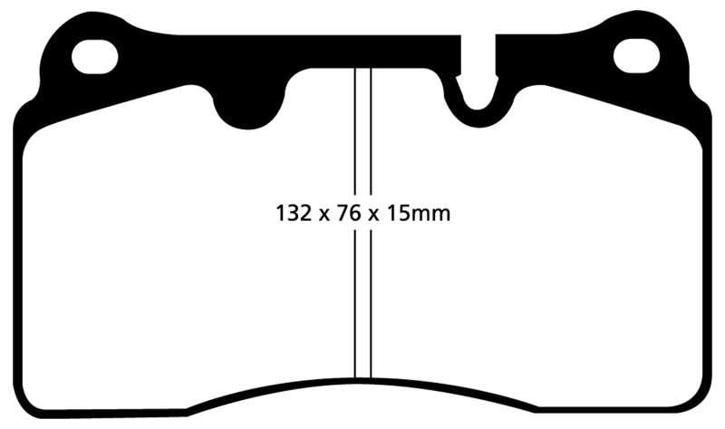 EBC 04-12 Aston Martin DB9 5.9 Bluestuff Front Brake Pads Main image