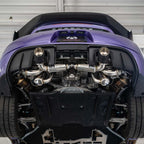 Fabspeed Porsche 718 GT4 RS Valved X-Pipe Cat-Back Exhaust System (2022+)