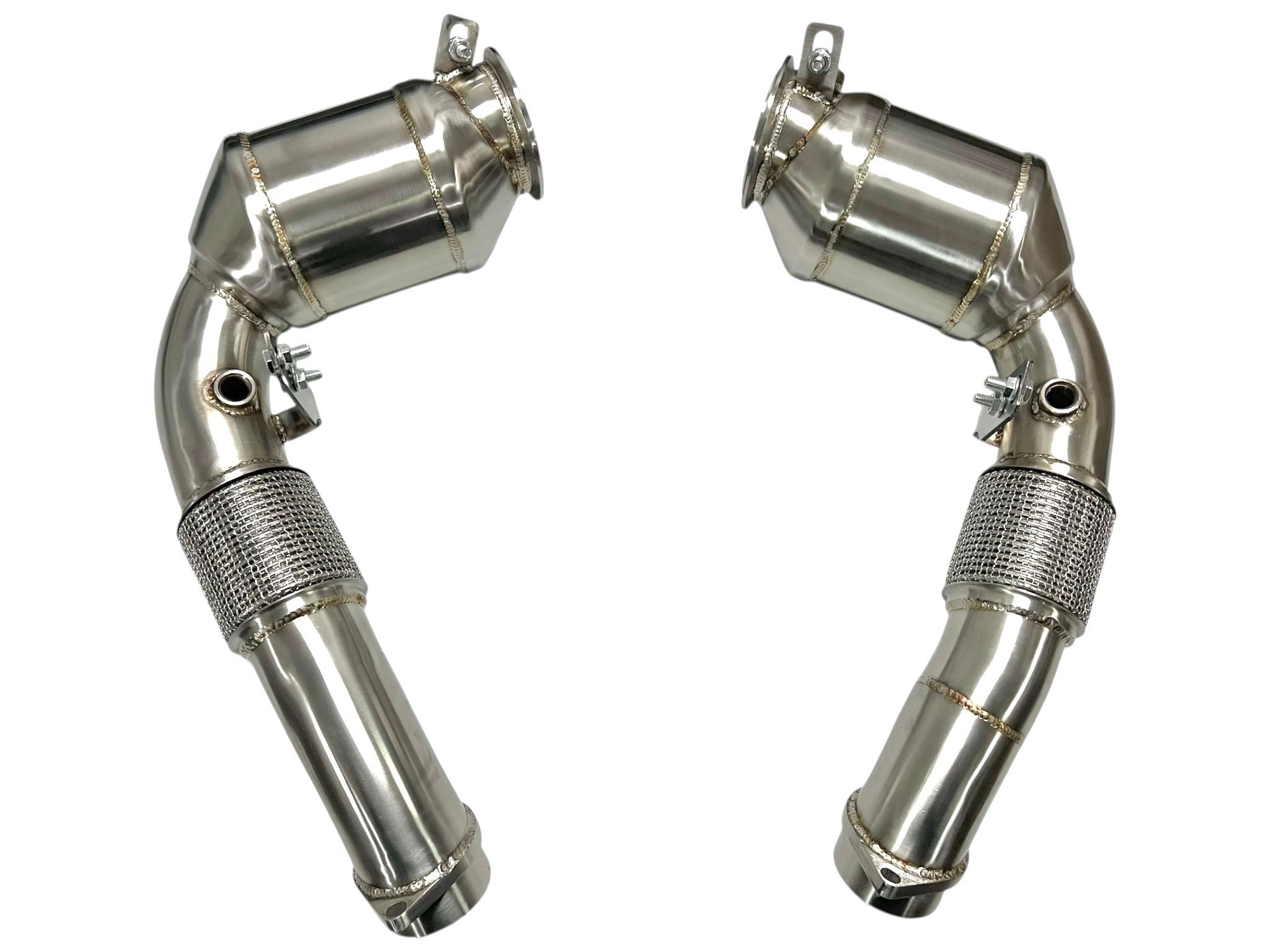 MAD BMW 2024+ S68 Primary Catted Downpipes (No CEL) | G90 G99 M5, F95 F96 X5M/X6M & G05/G06/G07/G09 Secondary image