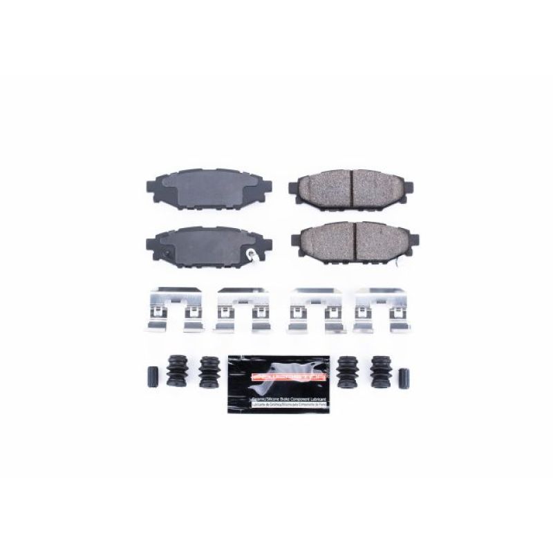 Power Stop 13-16 Subaru BRZ Rear Z23 Evolution Sport Brake Pads w/Hardware Main image