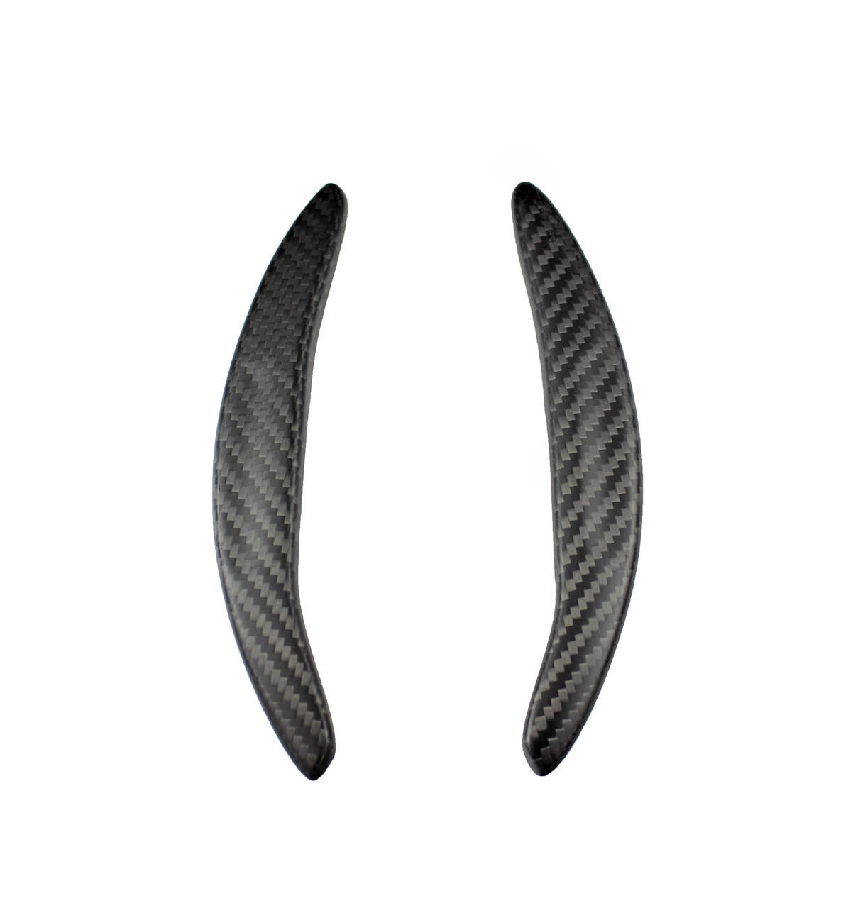 Carbon Fiber Matte Finish GT Style Extended Shifter Paddles - McLaren 570S/540C