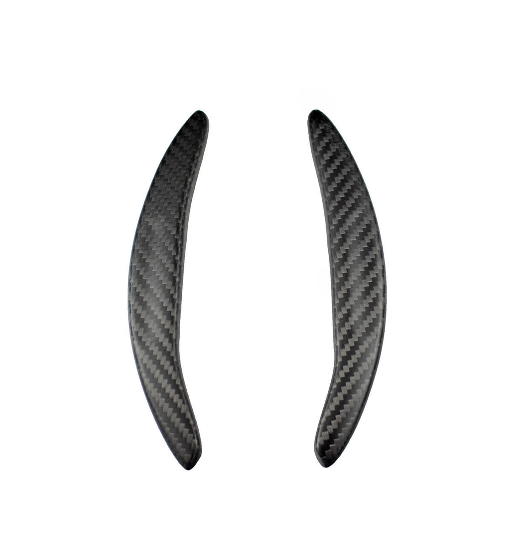 Carbon Fiber GT Style Extended Shifter Paddles, Matte - McLaren 650S