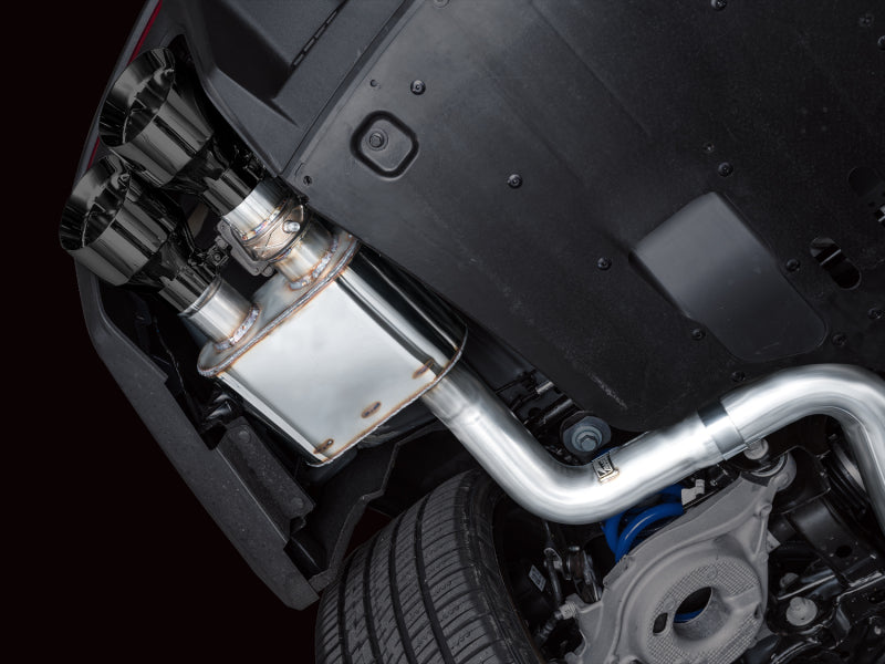 AWE 2024 Ford Mustang Dark Horse S650 RWD SwitchPath Cat-Back Exhaust w/ Quad Diamond Black Tips (view 5)