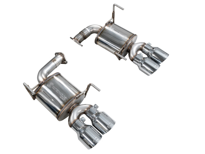 AWE Tuning 22-25 Subaru VB WRX Touring Edition Axle-Back Exhaust - Chrome Silver Tips (view 11)