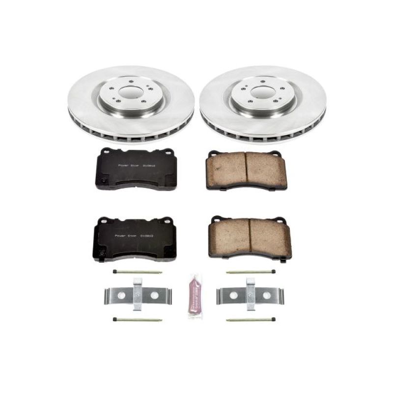 Power Stop 08-15 Mitsubishi Lancer Front Autospecialty Brake Kit Main image