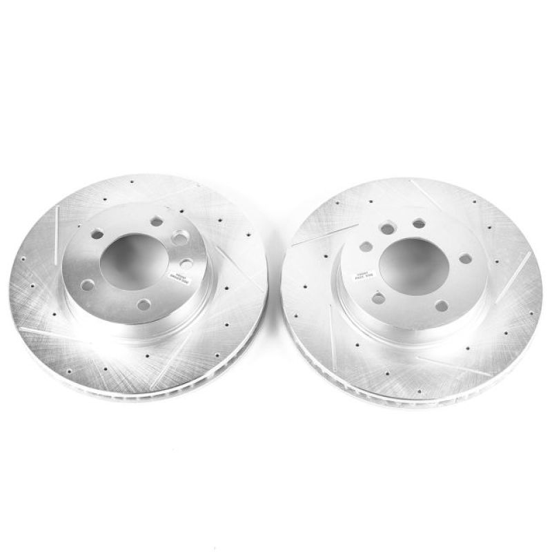 Power Stop 04-06 Porsche Cayenne Front Evolution Drilled & Slotted Rotors - Pair Main image