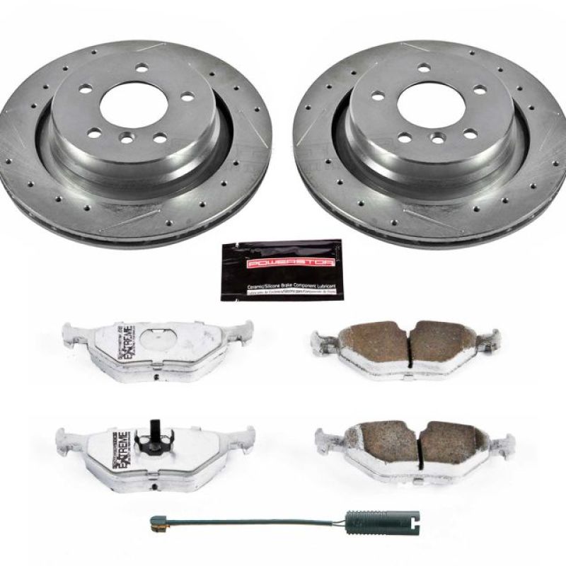 Power Stop 95-99 BMW M3 Rear Z26 Street Warrior Brake Kit Main image