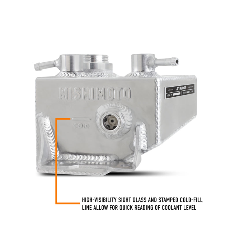 Mishimoto 2024+ Ford Mustang V8/2.3L EcoBoost Expansion Tank - Polished (view 7)